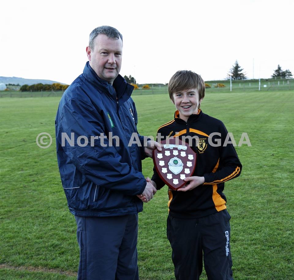 Seamus McAuley wins North Antrim Feile Skills Competition 2016