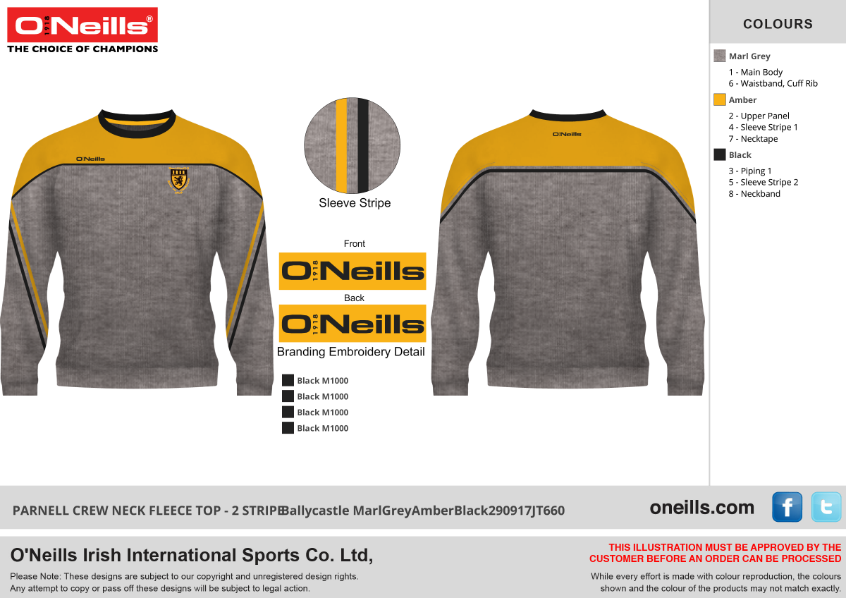 New club sweatshirt now available to order